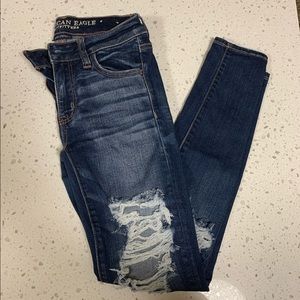American Eagle Super Stretch Skinny Jeans.